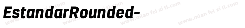EstandarRounded字体转换