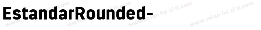 EstandarRounded字体转换