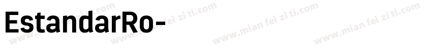 EstandarRo字体转换