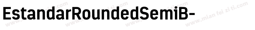 EstandarRoundedSemiB字体转换