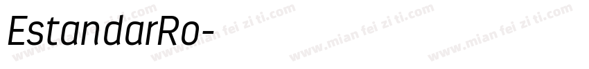 EstandarRo字体转换
