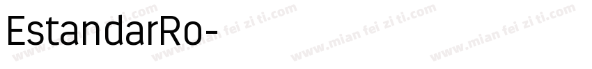 EstandarRo字体转换