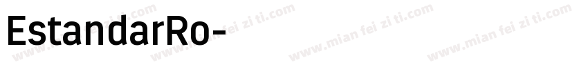 EstandarRo字体转换