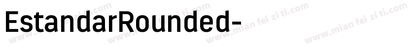 EstandarRounded字体转换