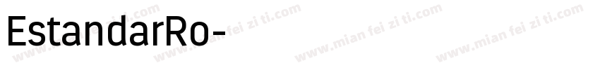 EstandarRo字体转换