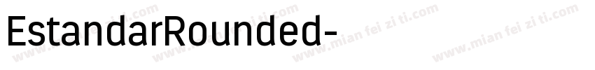 EstandarRounded字体转换