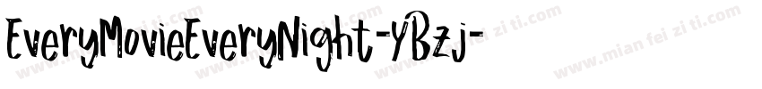 EveryMovieEveryNight-YBzj字体转换