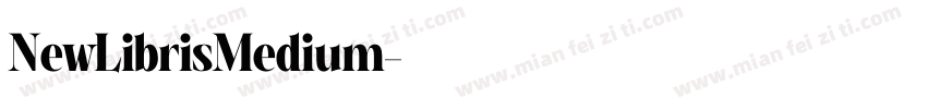 NewLibrisMedium字体转换