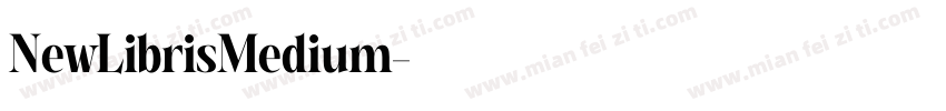 NewLibrisMedium字体转换