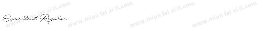 Excellent-Regular字体转换