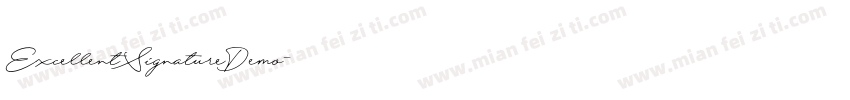 ExcellentSignatureDemo字体转换