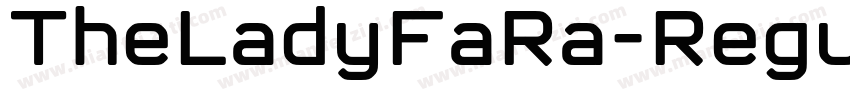 TheLadyFaRa-Regular字字体转换