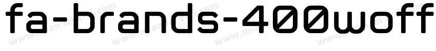 fa-brands-400woff2字体转换