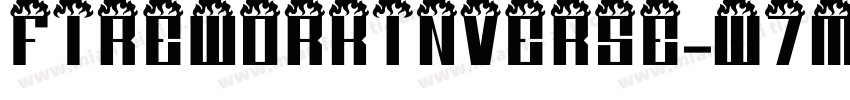 FireworkInverse-W7Mz字体转换
