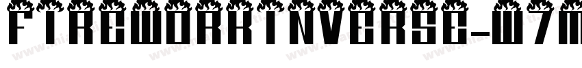 FireworkInverse-W7Mz字体转换