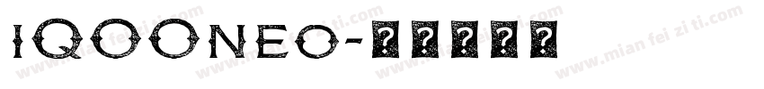 iQOOneo字体转换