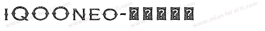 iQOOneo字体转换