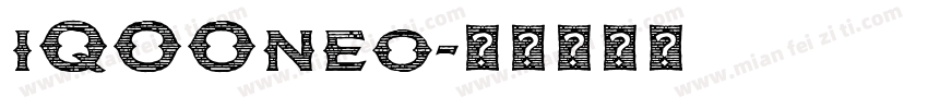 iQOOneo字体转换