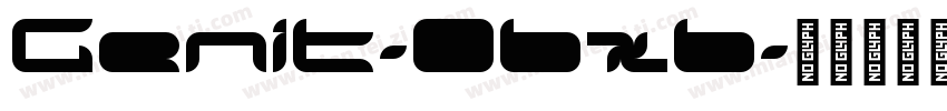 Genit-O6x6字体转换