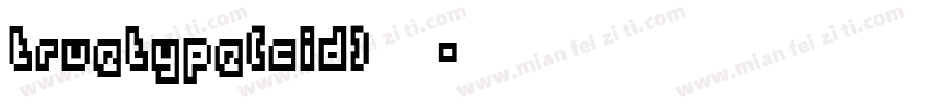 truetype(cid)宋体字体转换