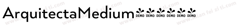 ArquitectaMedium字体转换