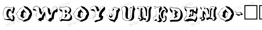 Cowboyjunkdemo-25OX字体转换