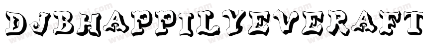 DjbHappilyeverafter-26oX字体转换