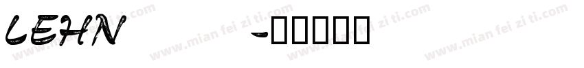 LEHN145字体转换