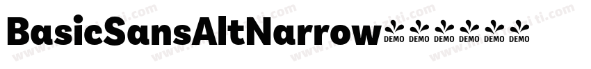 BasicSansAltNarrow字体转换