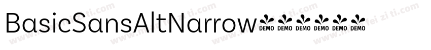 BasicSansAltNarrow字体转换