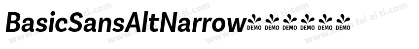 BasicSansAltNarrow字体转换