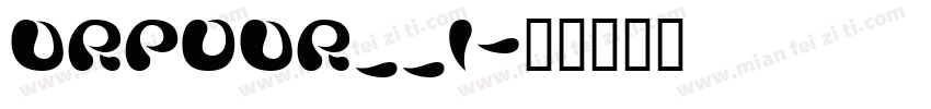 DRPODR__1字体转换