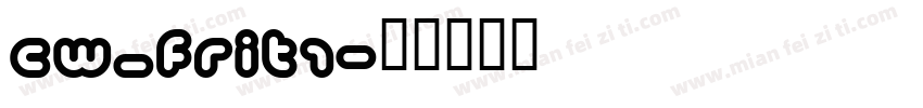 CW_FRIT1字体转换