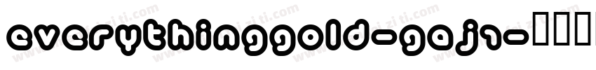 Everythinggold-gAJ1字体转换