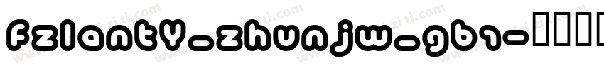 FZLANTY_ZHUNJW_GB1字体转换