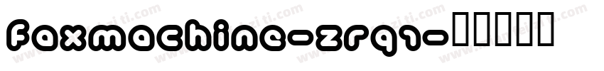 Faxmachine-zrq1字体转换