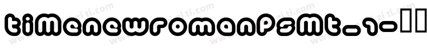 TIMEnewromanPSMT_1字体转换