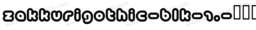 ZakkuriGothic-BLK-1.字体转换