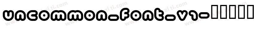 uncommon_font_v1字体转换