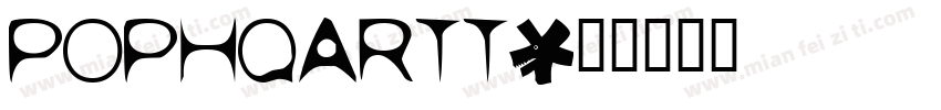 PopHqartT字体转换