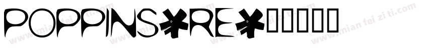 Poppins-re字体转换