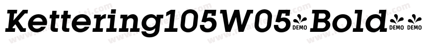 Kettering105W05-Bold字体转换