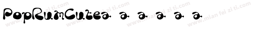 PopRumCute字体转换