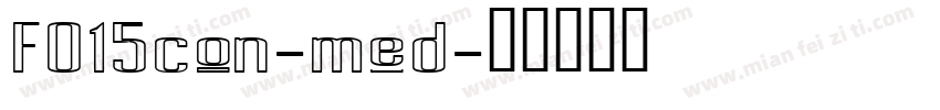 F015con-med字体转换
