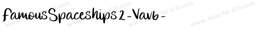 FamousSpaceships2-Vav6字体转换