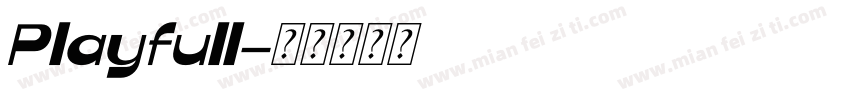Playfull字体转换