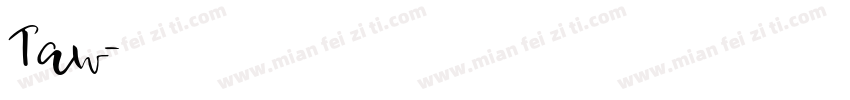Ta没来过w没爱过字体转换