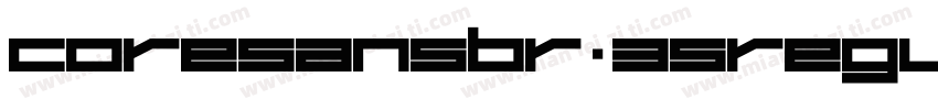 CoreSansBR-35Regular字体转换