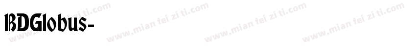 BDGlobus字体转换
