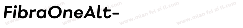 FibraOneAlt字体转换